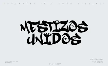 Mestizos Unidos Font