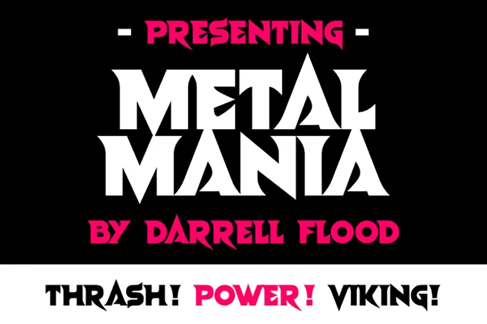 Metal Mania Font
