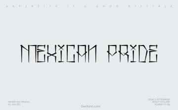 Mexican Pride Font