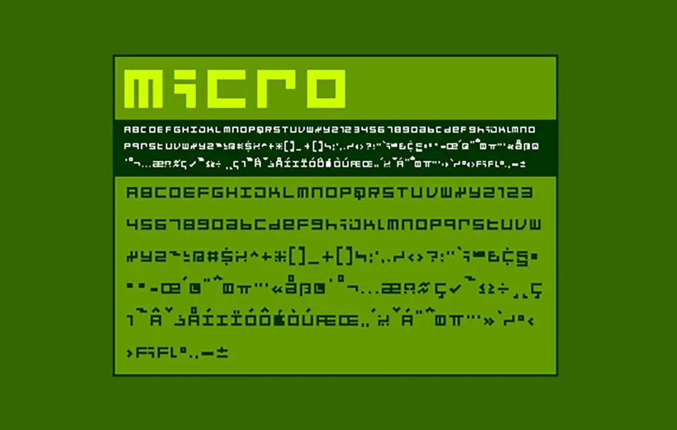 Micro Font