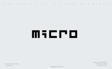Micro Font
