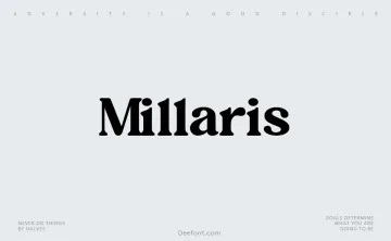 Millaris Font
