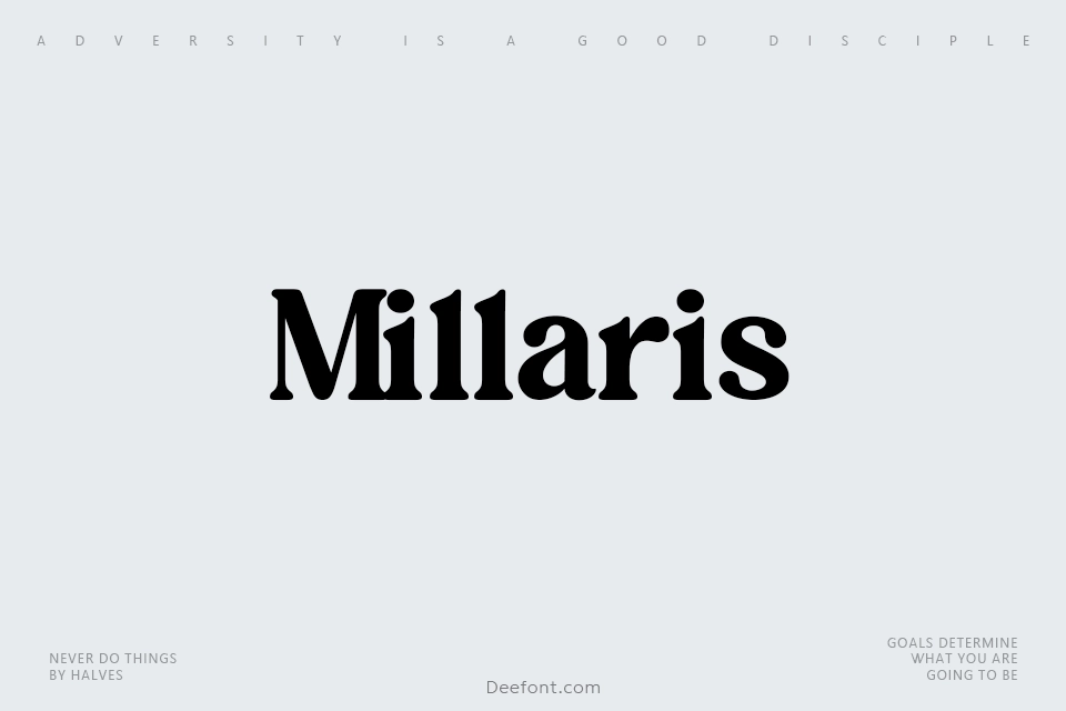 Millaris Font