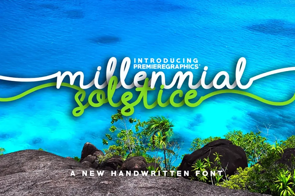 Millennial Solstice Font