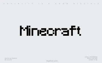 Minecraft Font