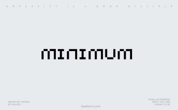Minimum Font