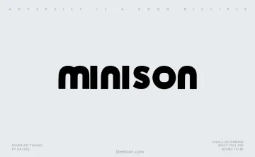 Minison Font