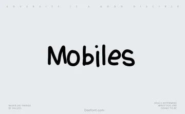 Mobiles Font