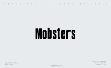 Mobsters Font