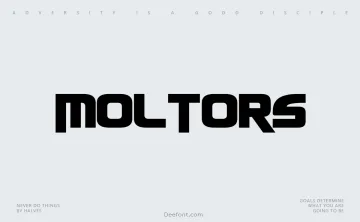 Moltors Font