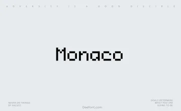 Monaco Font