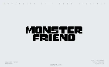 Monster Friend Fore Font