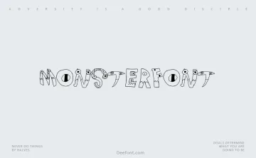Monsterfont Font