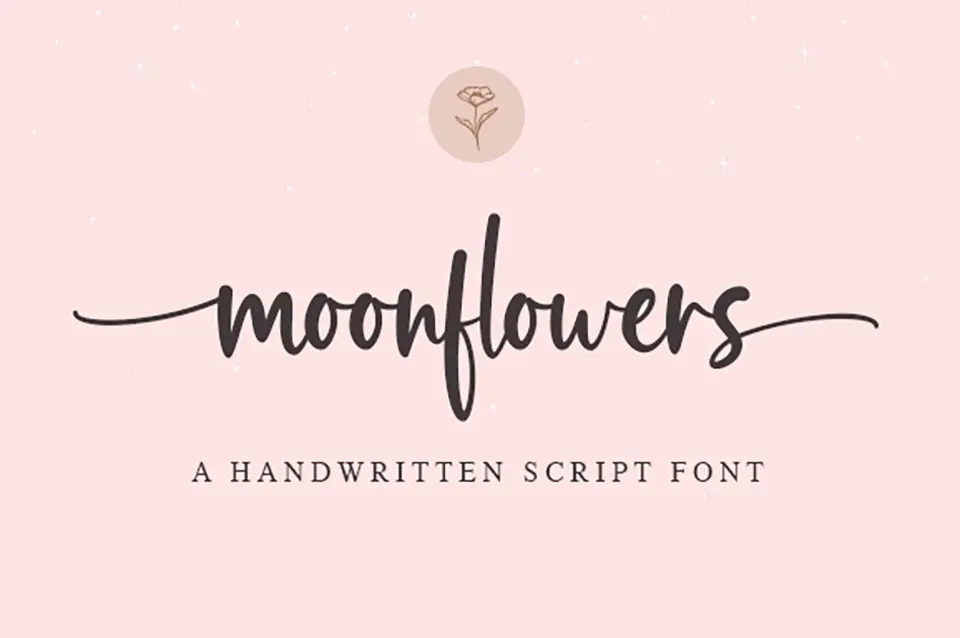 Moonflowers Font