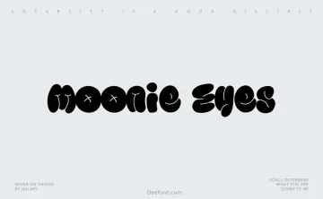 Moonie Eyes Font