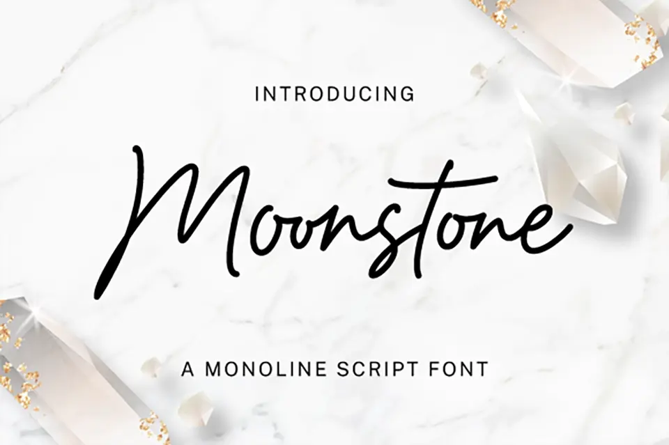 Moonstone Script Font