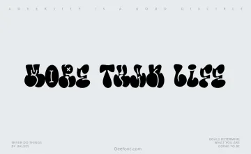 More Than Life Font