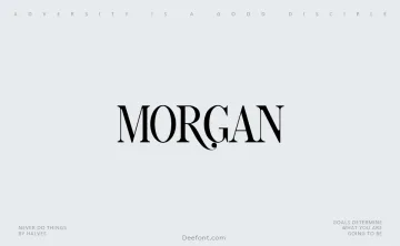 Morgan Font