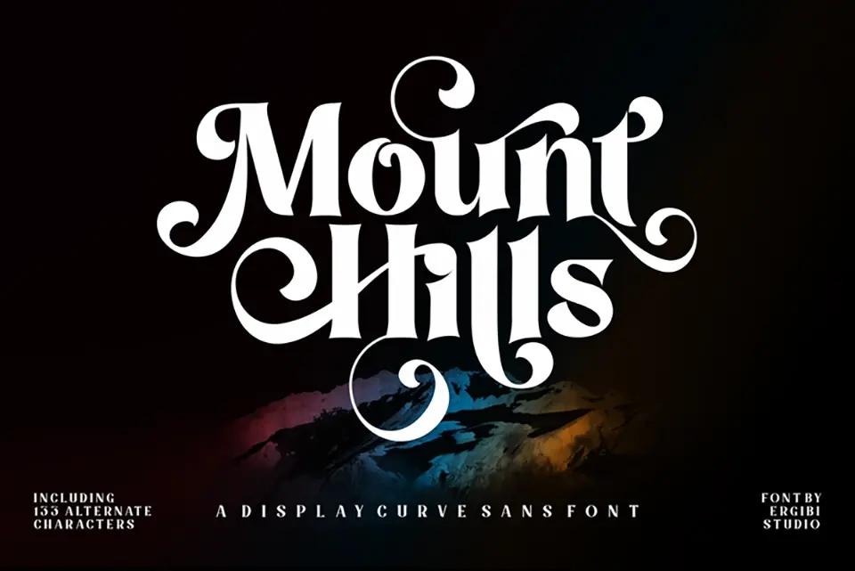Mount Hills Font