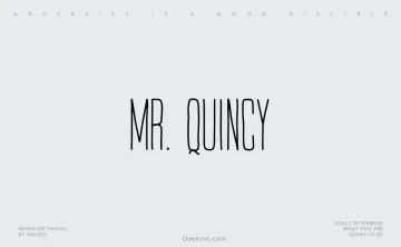 Mr. Quincy Font