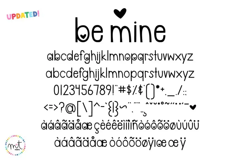 MTF Be Mine Font