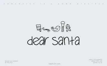MTF Dear Santa Font
