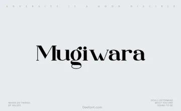 Mugiwara Font