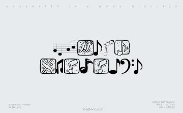 Music Elements Font