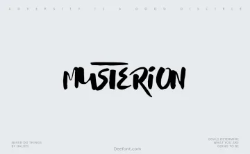 Musterion Font