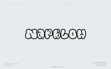 Napblow Font
