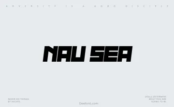 Nau Sea Font