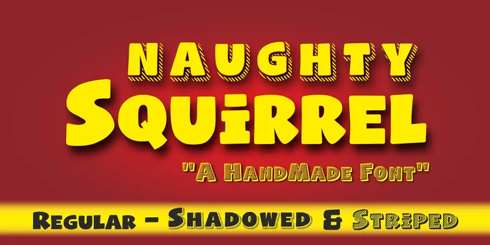 Naughty Squirrel Font