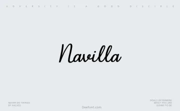 Navilla Font