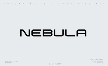 Nebula Font