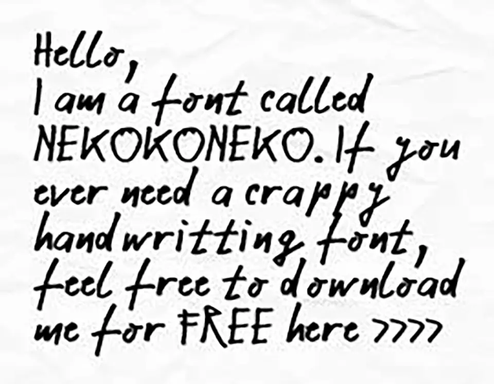 NekoKoNeko Font
