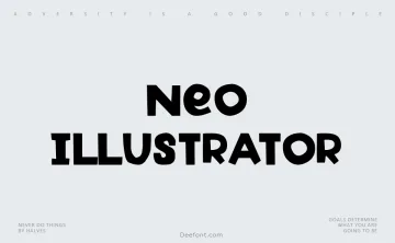 Neo Illustrator Font