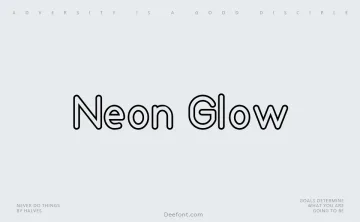 Neon Glow Font