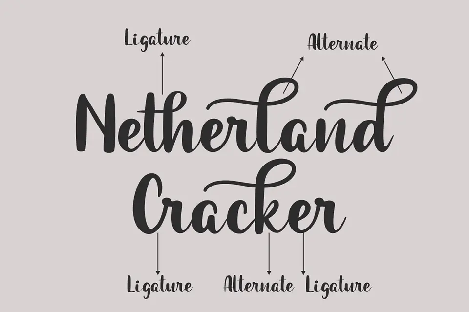 Netherland Cracker Font