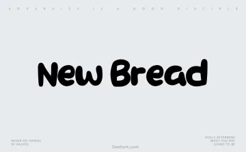 New Bread Font