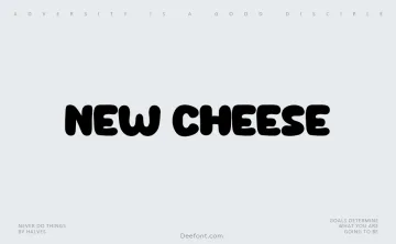 New Cheese Font