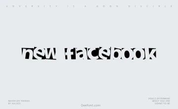 New Facebook Font
