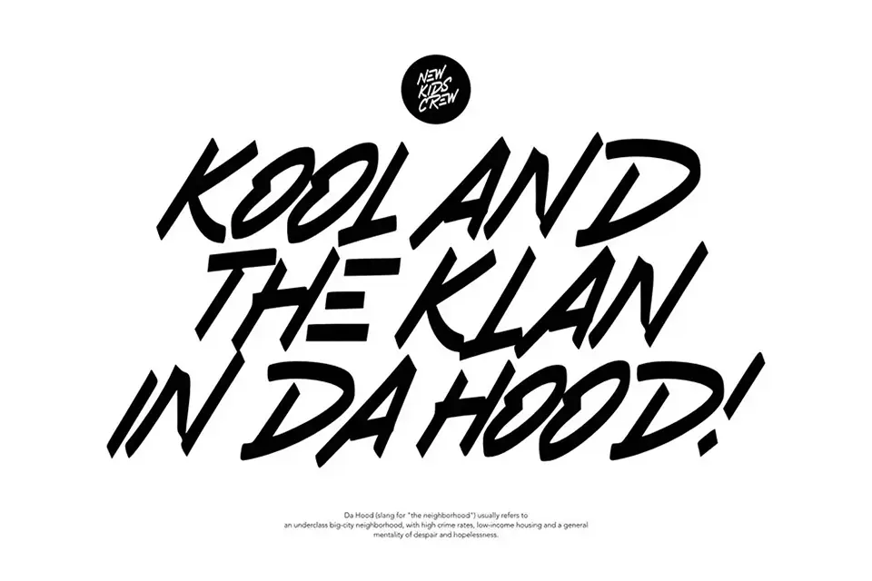 New Kids Crew Font