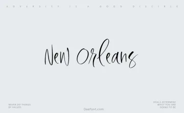 New Orleans Font