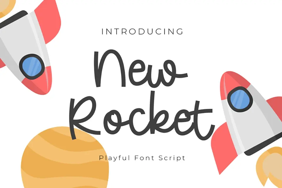 New Rocket Script Font
