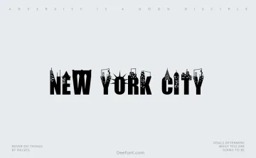 New York City Font