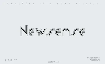 Newsense Font