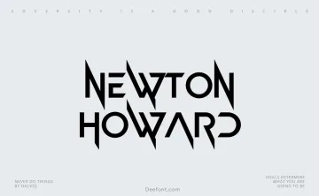 Newton Howard Font