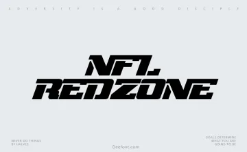 NFL RedZone Font
