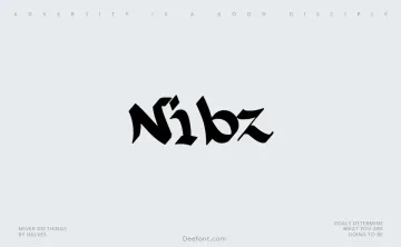 Nibz Font