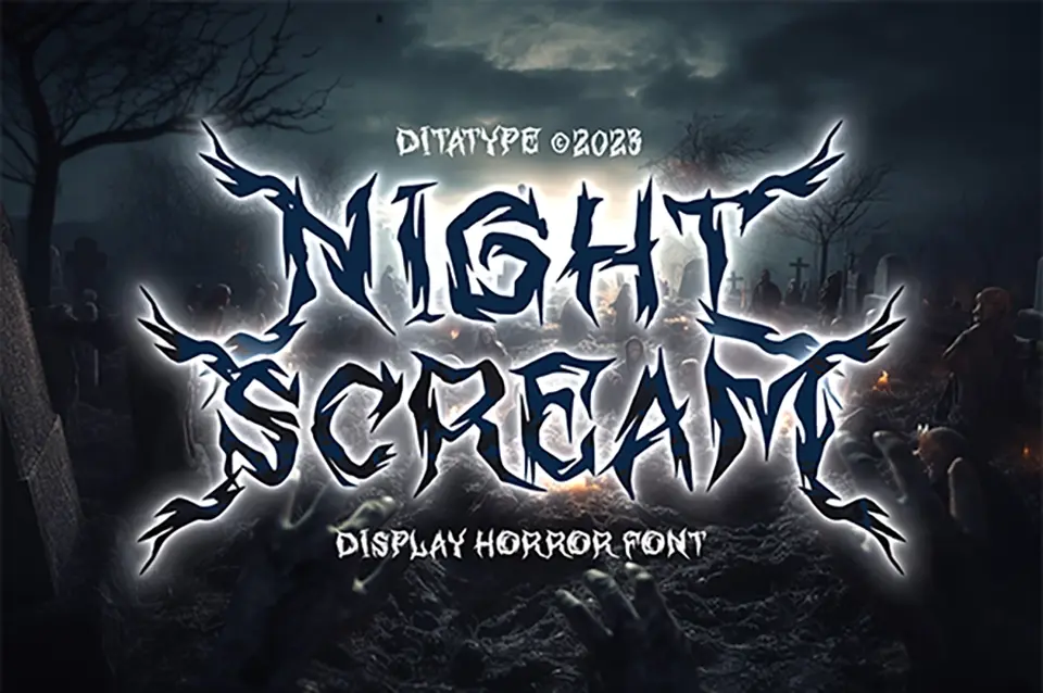 Night Scream Font